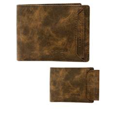 LOREM Brown leather men wallet