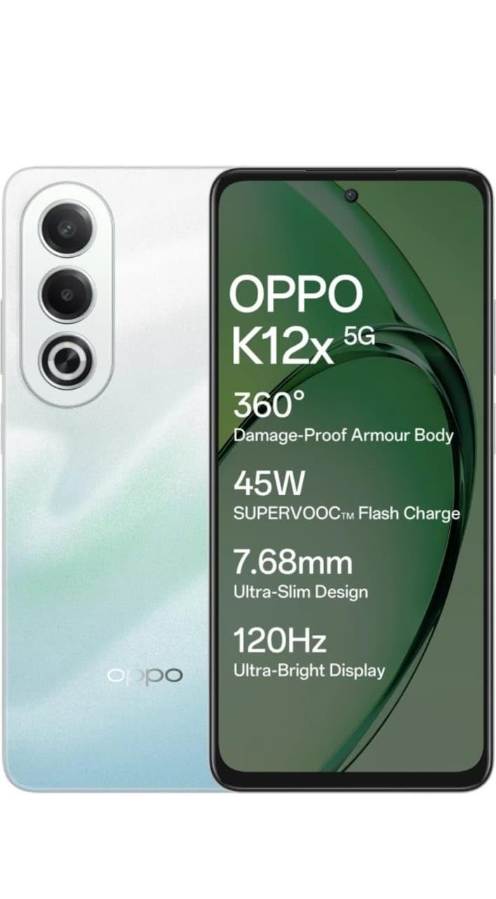 Oppo K12x 5G (Breeze Blue, 128 G....