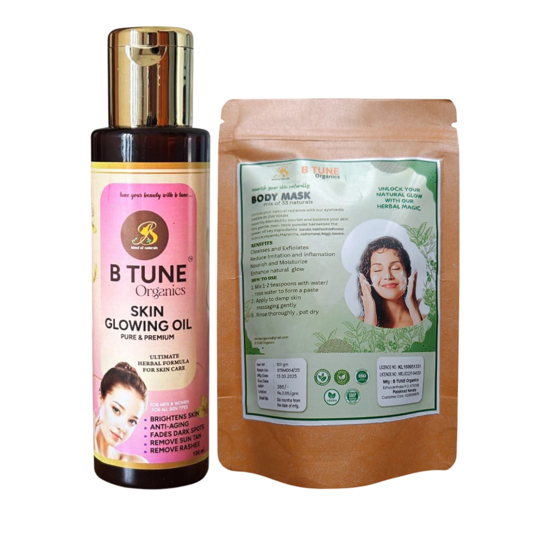 B TUNE ORGANICS combo offer skin....