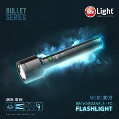 MR LIGHT RECHARGEABLE LED FLASHL....