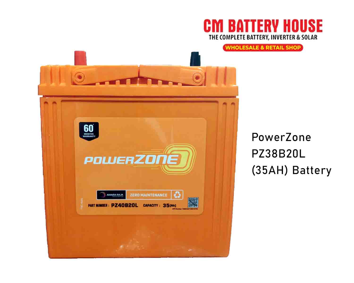 PowerZone PZ40B20L (35AH,....