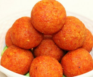 Carrot laddu test