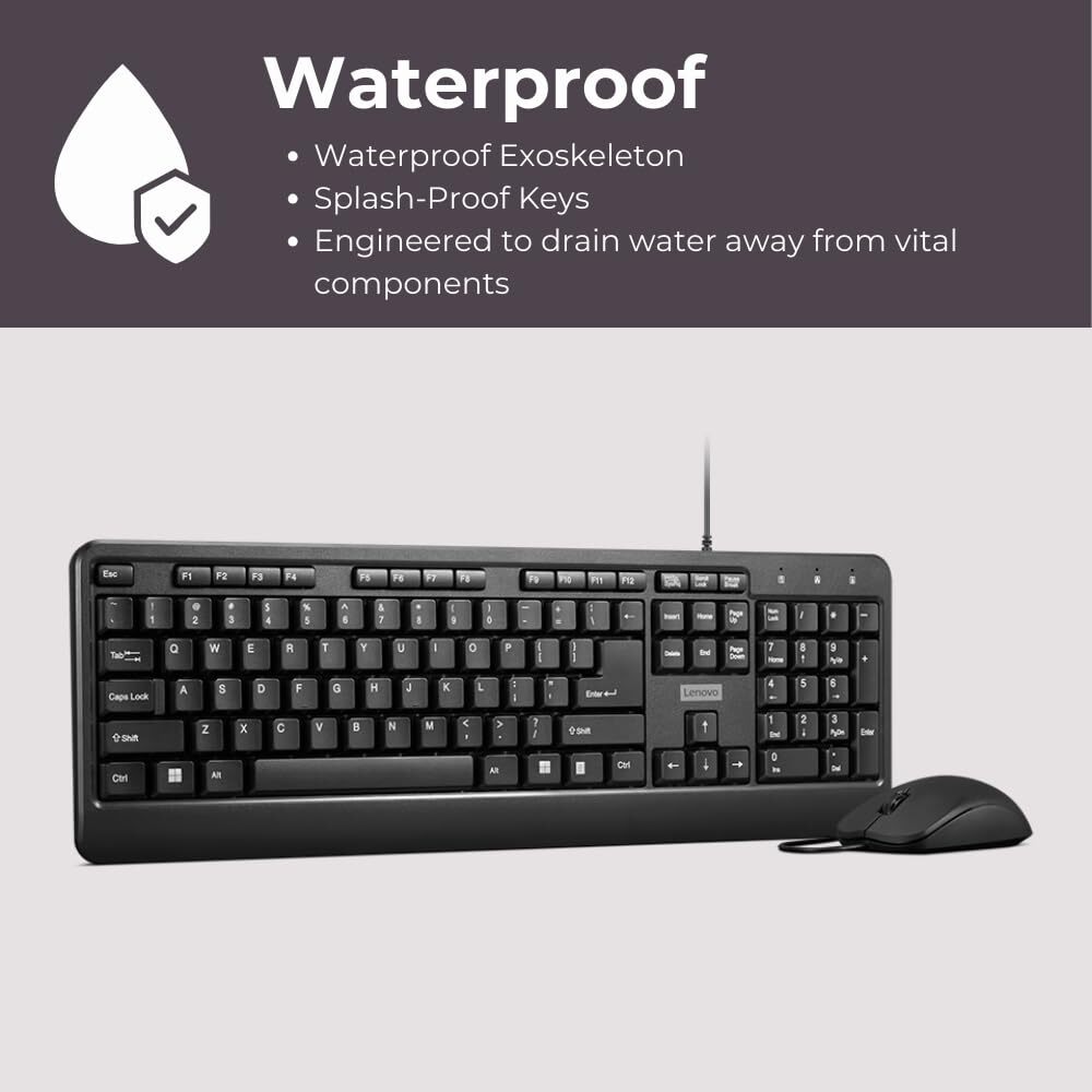 Lenovo 160 Keyboard & Mouse Wire....