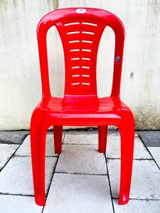 Red Plastic Chair