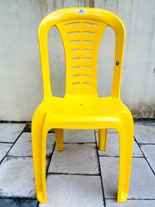 Yellow Plastic Chair