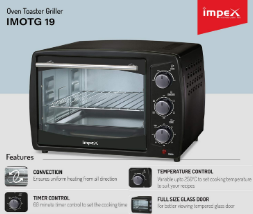 IMPEX  OVEN  TOASTER  GRILLER  I....