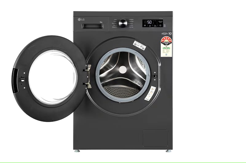LG 9 kg Front Load, Inver....